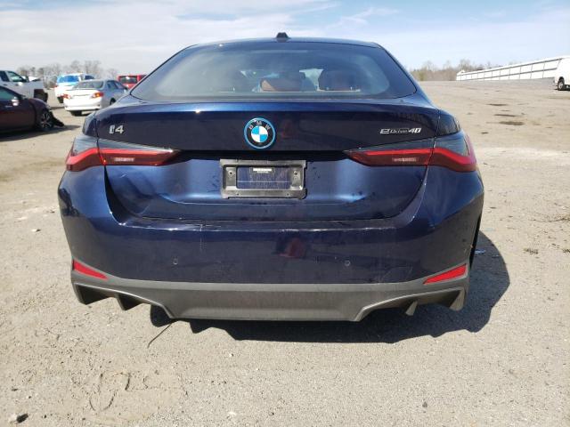 WBY73AW00NFN22469 - 2022 BMW I4 EDRIVE4 蓝色 照片 6