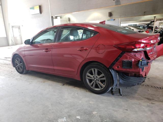 5NPD84LF5JH393807 - 2018 HYUNDAI ELANTRA SEL RED photo 2