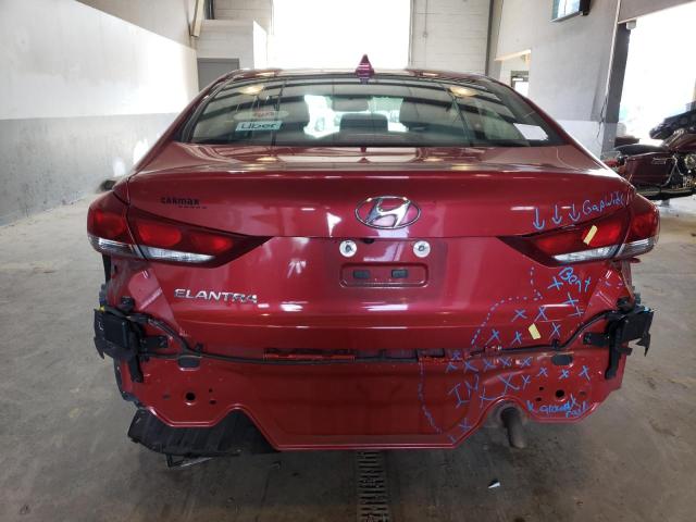 5NPD84LF5JH393807 - 2018 HYUNDAI ELANTRA SEL RED photo 6