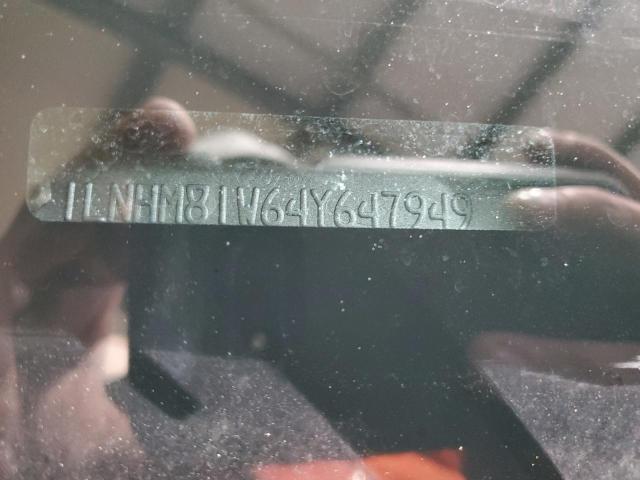 1LNHM81W64Y647949 - 2004 LINCOLN TOWN CAR EXECUTIVE SILVER photo 12