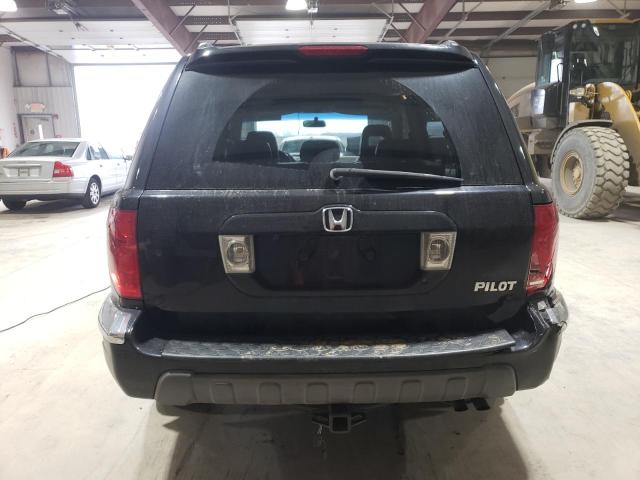 5FNYF18505B018000 - 2005 HONDA PILOT EXL BLACK photo 6