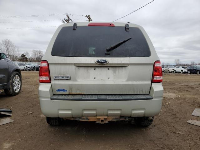 1FMCU03789KC99650 - 2009 FORD ESCAPE XLT WHITE photo 6