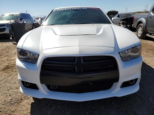2C3CDXDT1EH303665 - 2014 DODGE CHARGER R/T WHITE photo 5