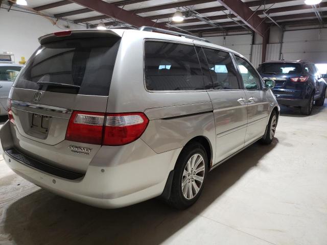 5FNRL38835B064021 - 2005 HONDA ODYSSEY TOURING SILVER photo 3