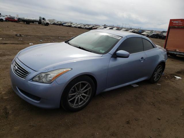 JNKCV66E69M725093 - 2009 INFINITI G37 BASE BLUE photo 1