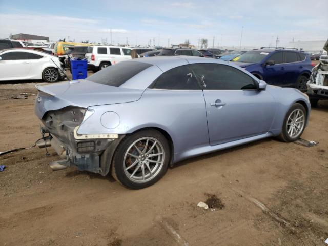 JNKCV66E69M725093 - 2009 INFINITI G37 BASE BLUE photo 3