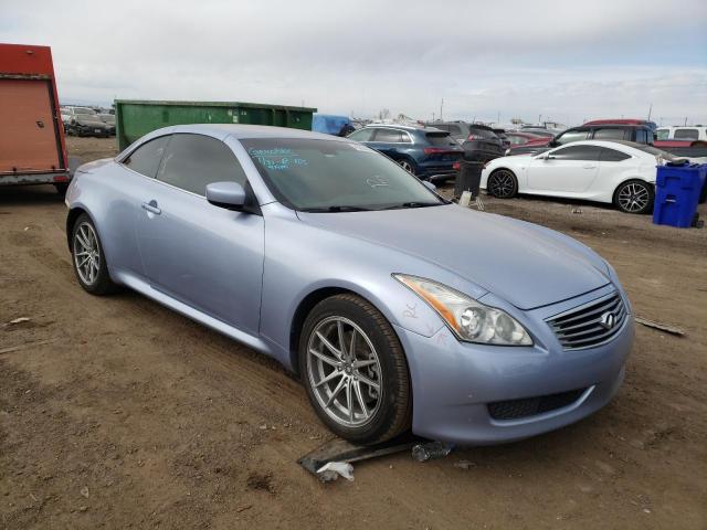 JNKCV66E69M725093 - 2009 INFINITI G37 BASE BLUE photo 4