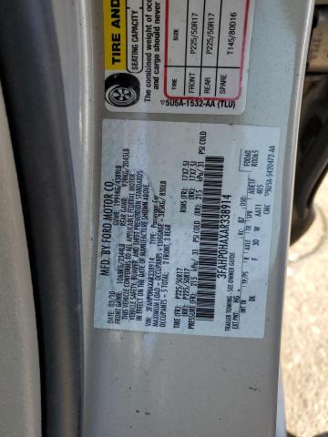 3FAHP0HAXAR338914 - 2010 FORD FUSION SE TAN photo 12