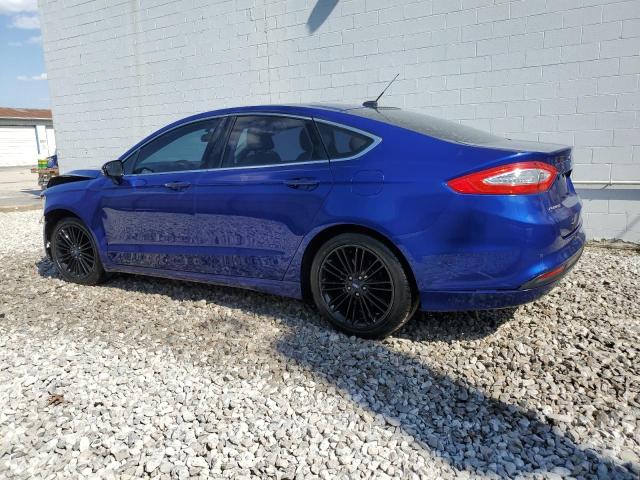 3FA6P0HD7GR325712 - 2016 FORD FUSION SE BLUE photo 2