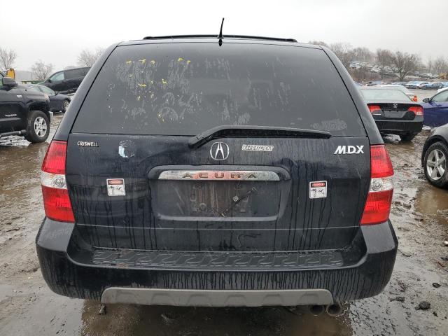 2HNYD18602H514333 - 2002 ACURA MDX TOURING BLACK photo 6