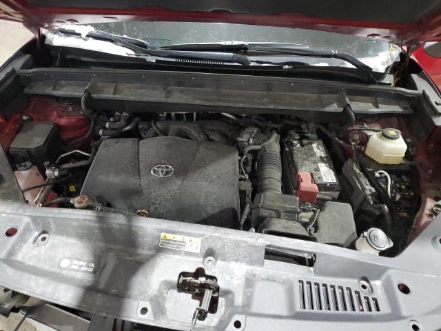 5TDGZRBH0NS591866 - 2022 TOYOTA HIGHLANDER XLE 红色 照片 12