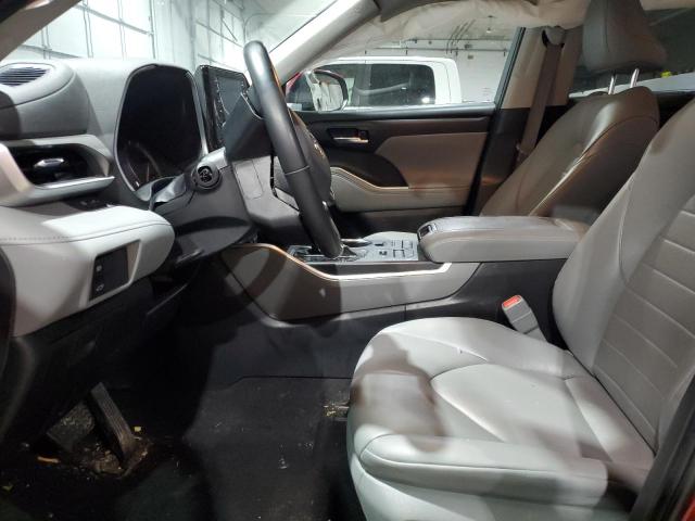 5TDGZRBH0NS591866 - 2022 TOYOTA HIGHLANDER XLE 红色 照片 7