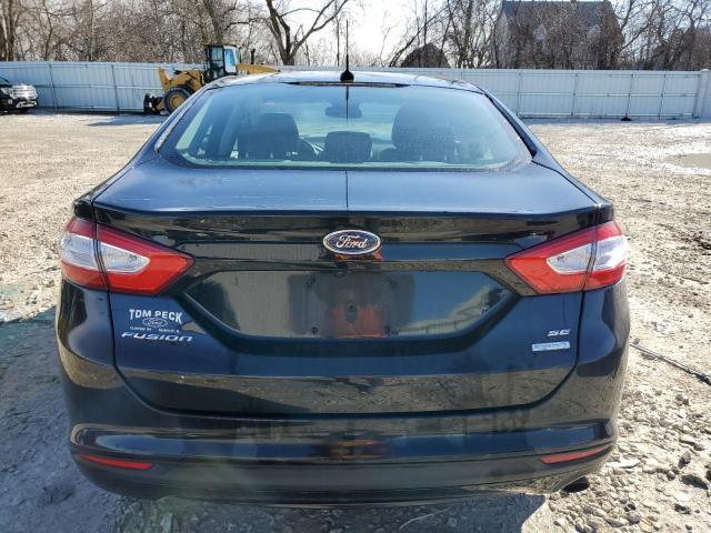 3FA6P0HD1GR212161 - 2016 FORD FUSION SE BLACK photo 6