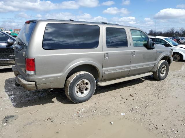 1FMNU43S73EC48053 - 2003 FORD EXCURSION LIMITED TAN photo 3