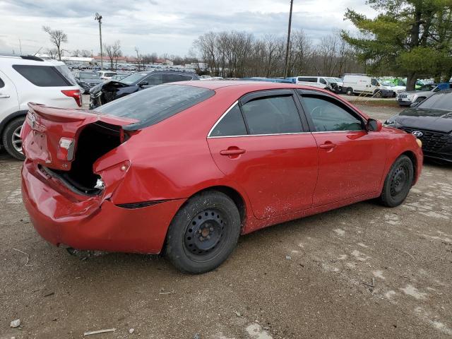 4T1BE46K67U032265 - 2007 TOYOTA CAMRY CE RED photo 3