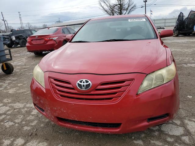 4T1BE46K67U032265 - 2007 TOYOTA CAMRY CE RED photo 5