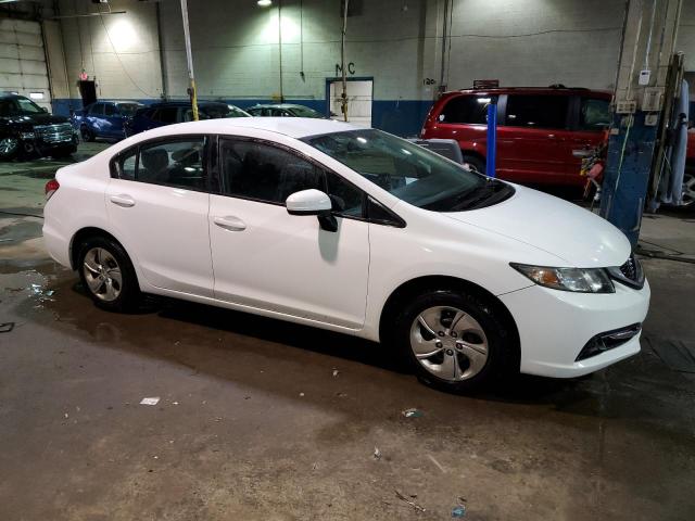 19XFB2F50EE003966 - 2014 HONDA CIVIC LX WHITE photo 4