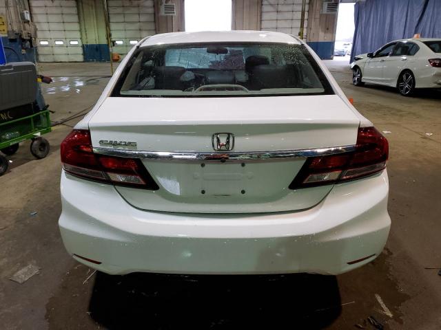 19XFB2F50EE003966 - 2014 HONDA CIVIC LX WHITE photo 6