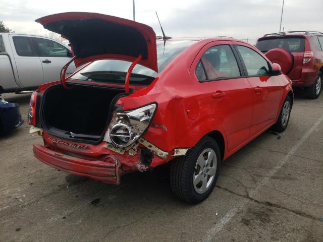 1G1JA5SH5E4224455 - 2014 CHEVROLET SONIC LS 红色 照片 3