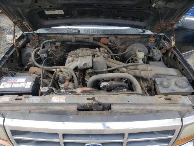 1FTEF15Y6NLA83190 - 1992 FORD F150 BLACK photo 11