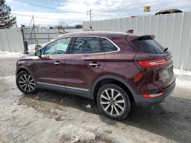 5LMCJ3D95KUL03381 - 2019 LINCOLN MKC RESERVE ბურგუნდია ფოტო 2