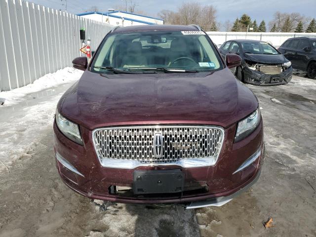 5LMCJ3D95KUL03381 - 2019 LINCOLN MKC RESERVE ბურგუნდია ფოტო 5