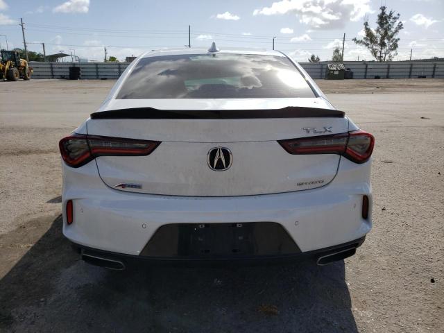 19UUB6F57MA010088 - 2021 ACURA TLX TECH A WHITE photo 6