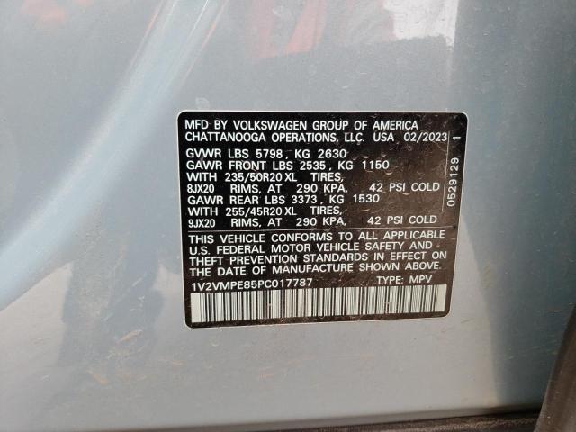 1V2VMPE85PC017787 - 2023 VOLKSWAGEN ID.4 PRO S ტურკოუსი ფოტო 13