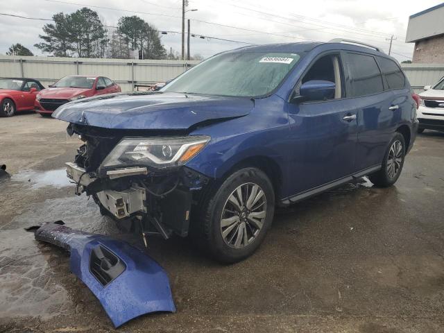 5N1DR2MN7KC605557 - 2019 NISSAN PATHFINDER S BLUE photo 1