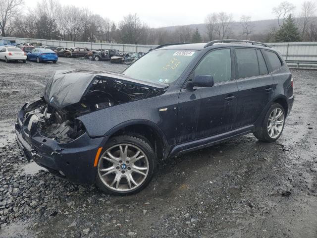 WBXPC93488WJ18253 - 2008 BMW X3 3.0SI BLACK photo 1