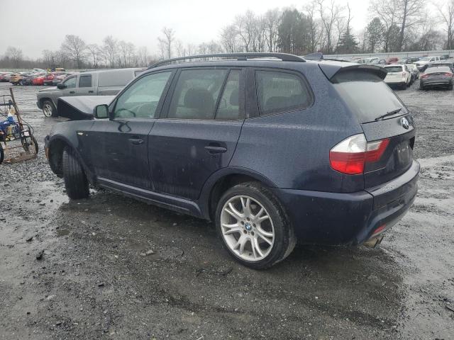 WBXPC93488WJ18253 - 2008 BMW X3 3.0SI BLACK photo 2