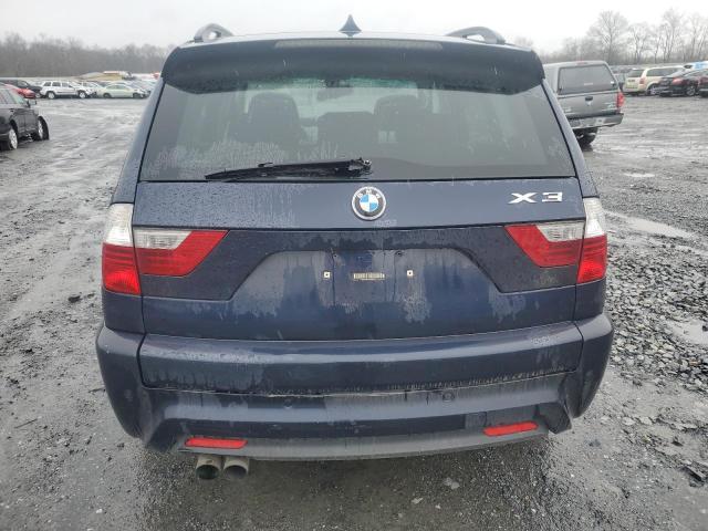 WBXPC93488WJ18253 - 2008 BMW X3 3.0SI BLACK photo 6