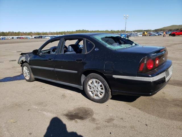 2G1WF55K149273839 - 2004 CHEVROLET IMPALA BLACK photo 2