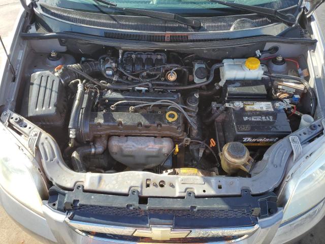 KL1TD56648B067492 - 2008 CHEVROLET AVEO BASE SILVER photo 11