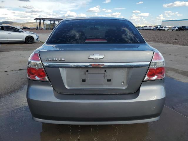 KL1TD56648B067492 - 2008 CHEVROLET AVEO BASE SILVER photo 6