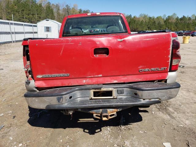 1GCEK19T64Z105808 - 2004 CHEVROLET SILVERADO K1500 RED photo 6