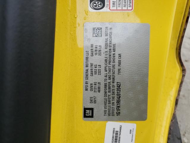 1G1FK1R64J0120427 - 2018 CHEVROLET CAMARO ZL1 TWO TONE photo 13