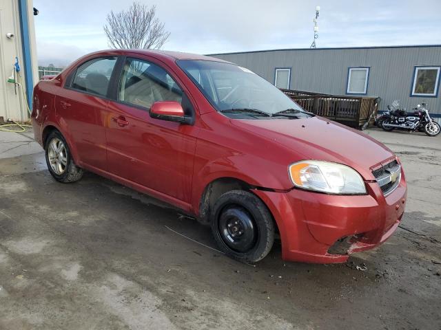 KL1TG5DE4BB258385 - 2011 CHEVROLET AVEO LT RED photo 4