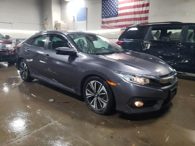 19XFC1F74GE011841 - 2016 HONDA CIVIC EXL GRAY photo 4