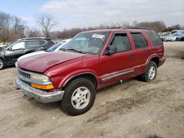 1GNDT13W0W2186027 - 1998 CHEVROLET BLAZER MAROON photo 1