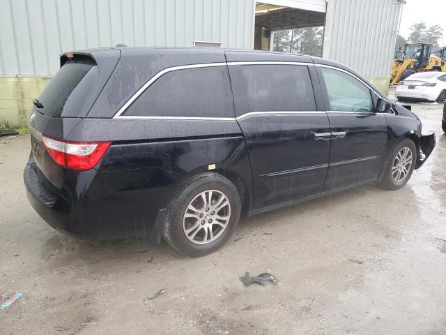 5FNRL5H64CB002361 - 2012 HONDA ODYSSEY EXL BLACK photo 3