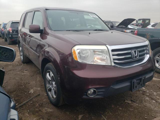 5FNYF4H52DB020282 - 2013 HONDA PILOT EXL MAROON photo 4