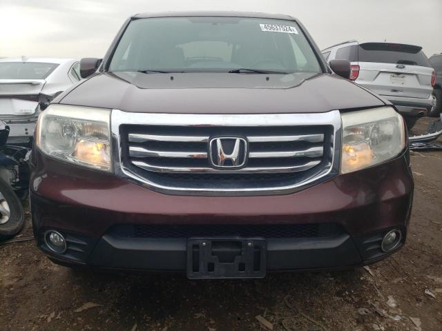 5FNYF4H52DB020282 - 2013 HONDA PILOT EXL MAROON photo 5