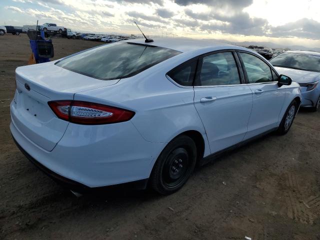 3FA6P0G76DR363066 - 2013 FORD FUSION S WHITE photo 3