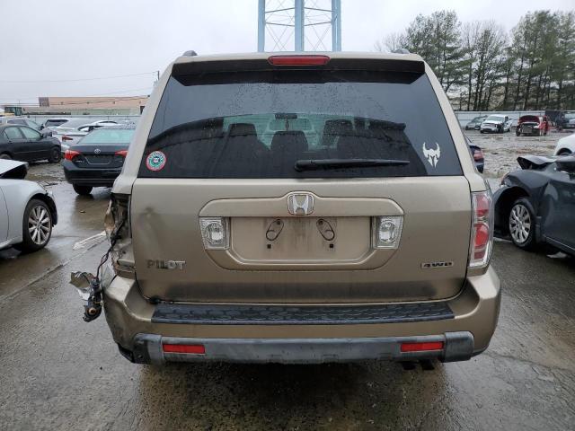 5FNYF18428B024750 - 2008 HONDA PILOT EX TAN photo 6