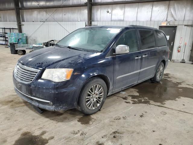 2C4RC1CG7DR590271 - 2013 CHRYSLER TOWN & COU TOURING L BLUE photo 1