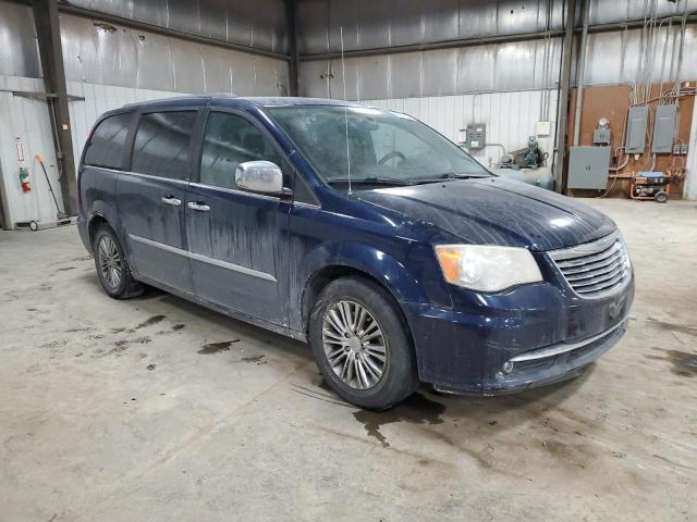 2C4RC1CG7DR590271 - 2013 CHRYSLER TOWN & COU TOURING L BLUE photo 4