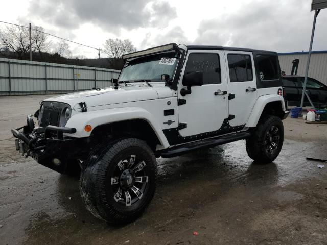 1C4BJWDGXEL217903 - 2014 JEEP WRANGLER U SPORT WHITE photo 1