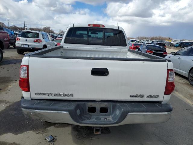 5TBBT441X6S479231 - 2006 TOYOTA TUNDRA ACCESS CAB SR5 WHITE photo 6