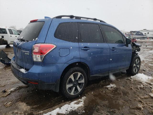 JF2SJABC0HH526369 - 2017 SUBARU FORESTER 2.5I BLUE photo 3